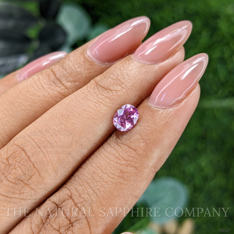 0.84 Ct. Purplish Pink Sapphire from Madagascar