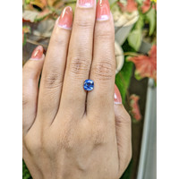 1.69 Ct. Blue Sapphire from Ceylon (Sri Lanka) Life Style