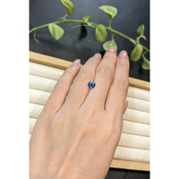 1.13 Ct. Bluish Green Sapphire from Montana Life Style