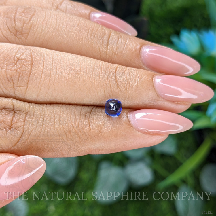0.90 Ct. Blue Cabochon Sapphire from Madagascar