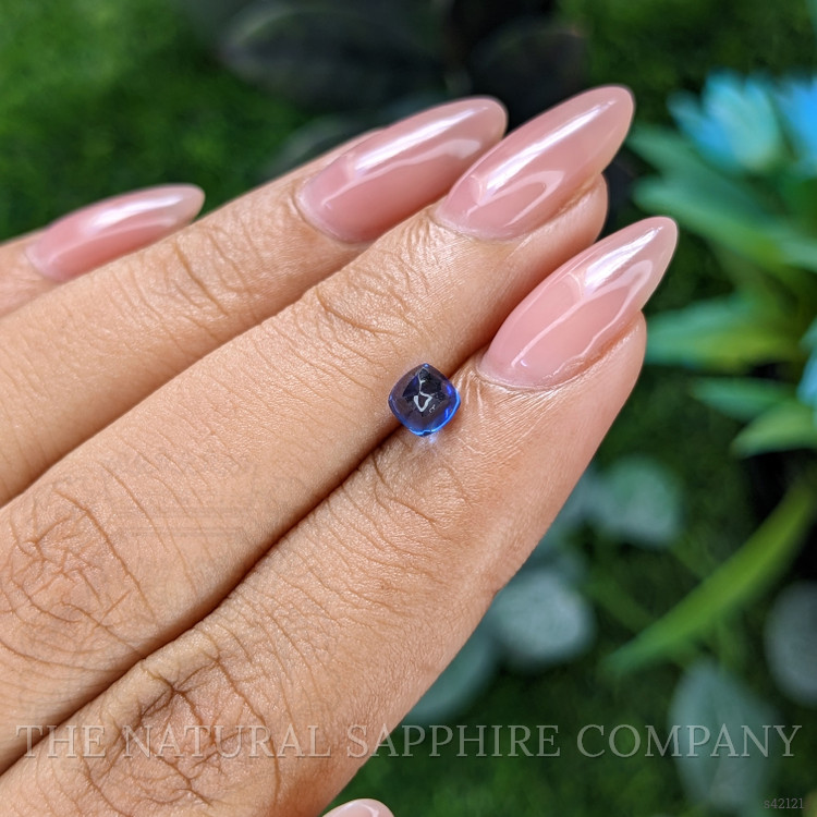 0.90 Ct. Blue Cabochon Sapphire from Madagascar