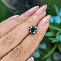 2.65 Ct. Bluish Green Sapphire from Madagascar Life Style