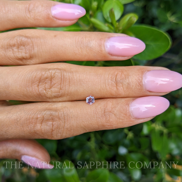 0.21 Ct. Purplish Pink Sapphire from Ceylon (Sri Lanka)