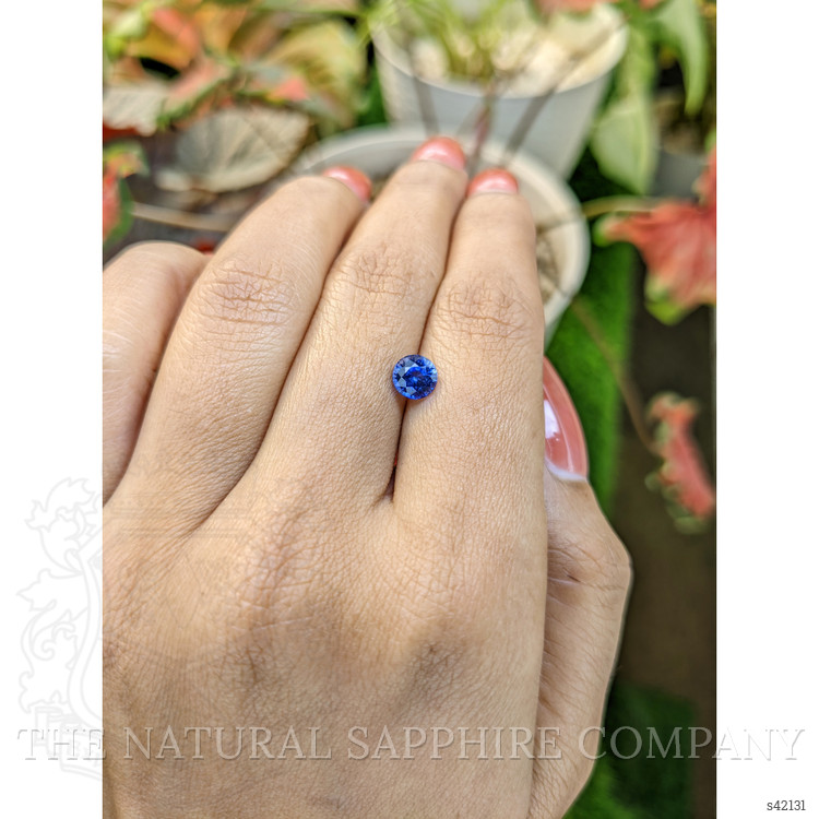 1.10 Ct. Blue Sapphire from Ceylon (Sri Lanka)