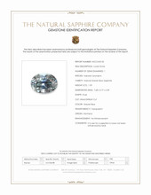 1.59 Ct. Greyish Blue Sapphire from Montana Scan Report