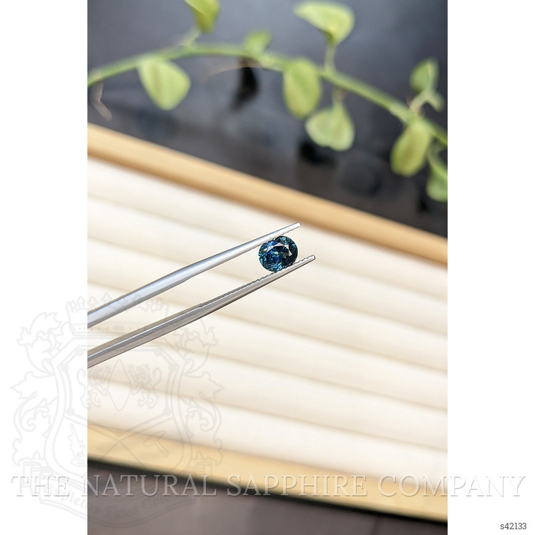 1.09 Ct. Bluish Green Sapphire from Montana