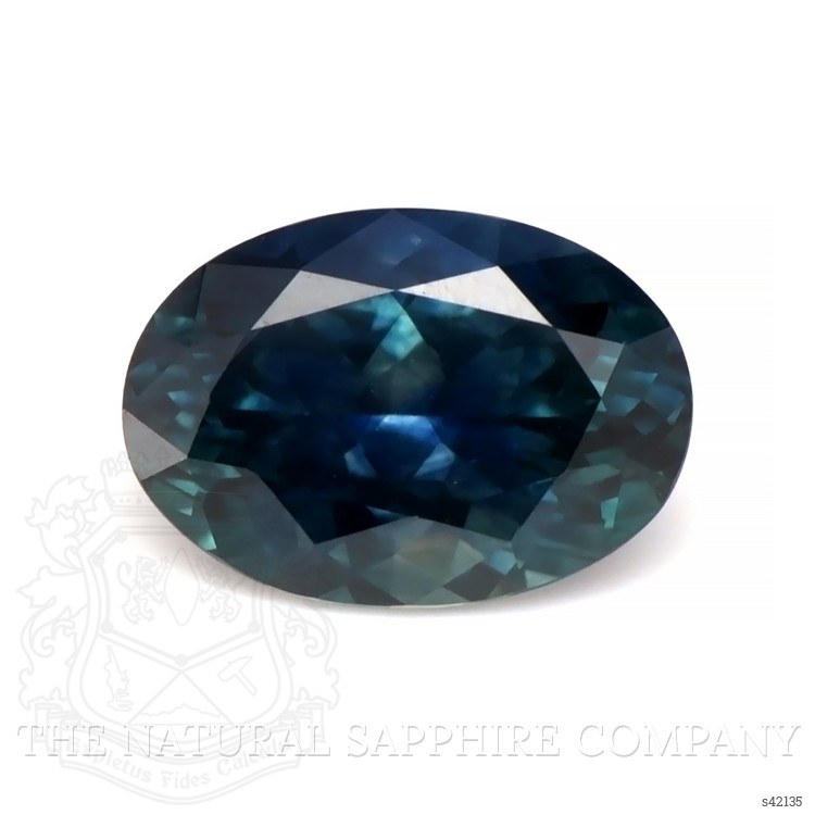 1.38 Ct. Greenish Blue Sapphire from Montana