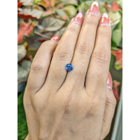 1.03 Ct. Blue Sapphire from Ceylon (Sri Lanka) Life Style