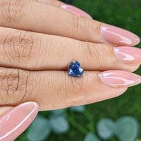 0.93 Ct. Blue Sapphire from Madagascar Life Style