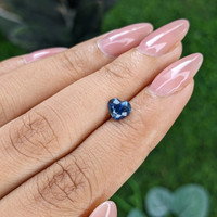 0.93 Ct. Blue Sapphire from Madagascar Life Style