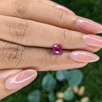 0.82 Ct. Pink Sapphire from Madagascar Life Style