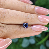 0.86 Ct. Blue Sapphire from Tanzania Life Style