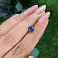 1.00 Ct. Blue Sapphire from Tanzania Life Style