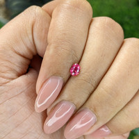 0.36 Ct. Pink Sapphire from Tanzania Life Style