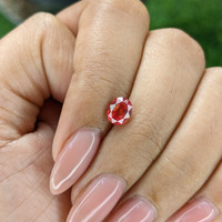 0.96 Ct. Padparadscha Sapphire from Tanzania Life Style