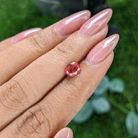 0.96 Ct. Padparadscha Sapphire from Tanzania Life Style