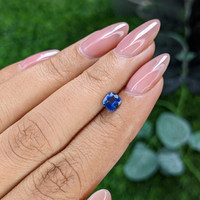 0.62 Ct. Blue Sapphire from Tanzania Life Style