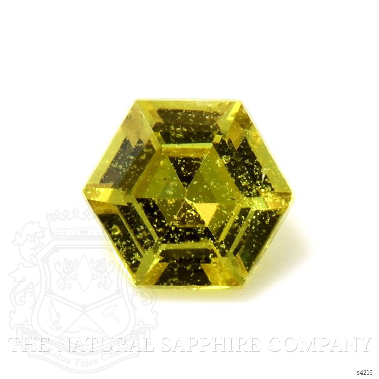0.23 Ct. Yellowish Green Sapphire from Ceylon (Sri Lanka)