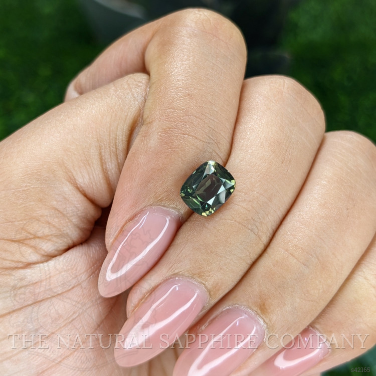 2.57 Ct. Green Sapphire from Tanzania