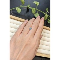 0.68 Ct. Bluish Green Sapphire from Montana Life Style
