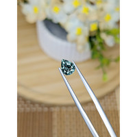 0.99 Ct. Bluish Green Sapphire from Ceylon (Sri Lanka) Life Style