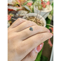 0.99 Ct. Bluish Green Sapphire from Ceylon (Sri Lanka) Life Style