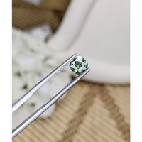 0.99 Ct. Bluish Green Sapphire from Ceylon (Sri Lanka) Life Style