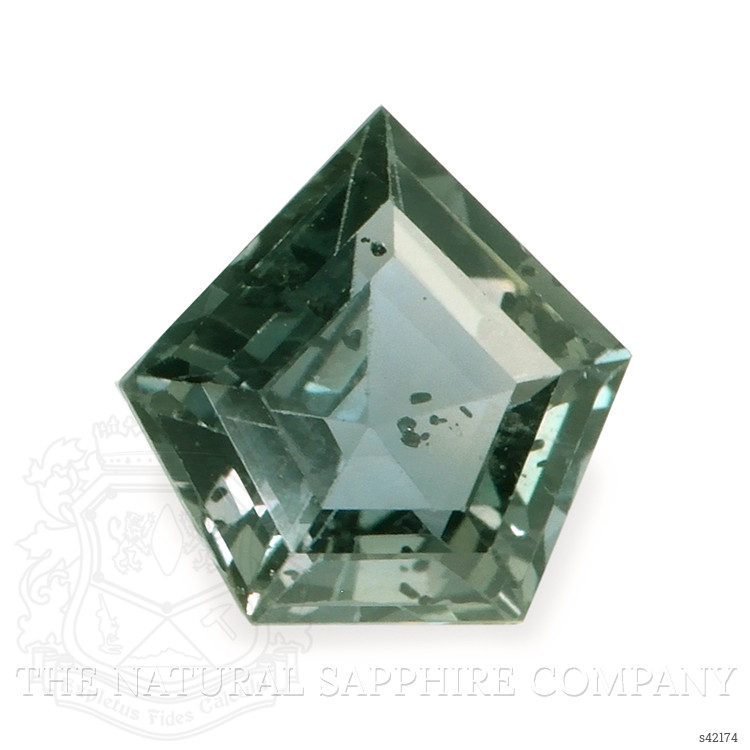 0.93 Ct. Bluish Green Sapphire from Ceylon (Sri Lanka)
