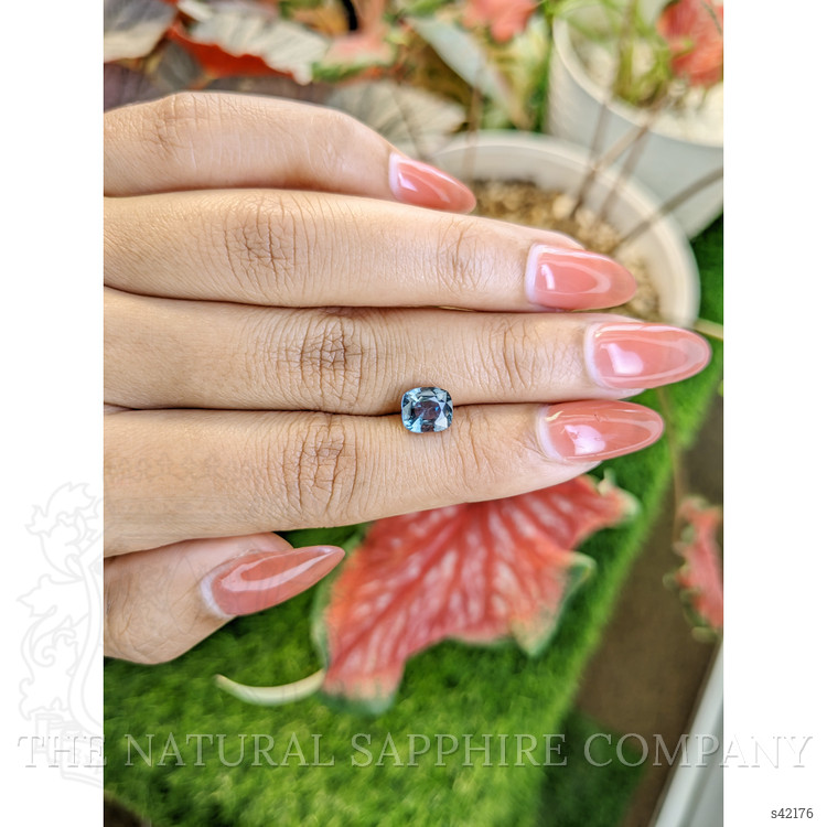 2.02 Ct. Greenish Blue Sapphire from Ceylon (Sri Lanka)