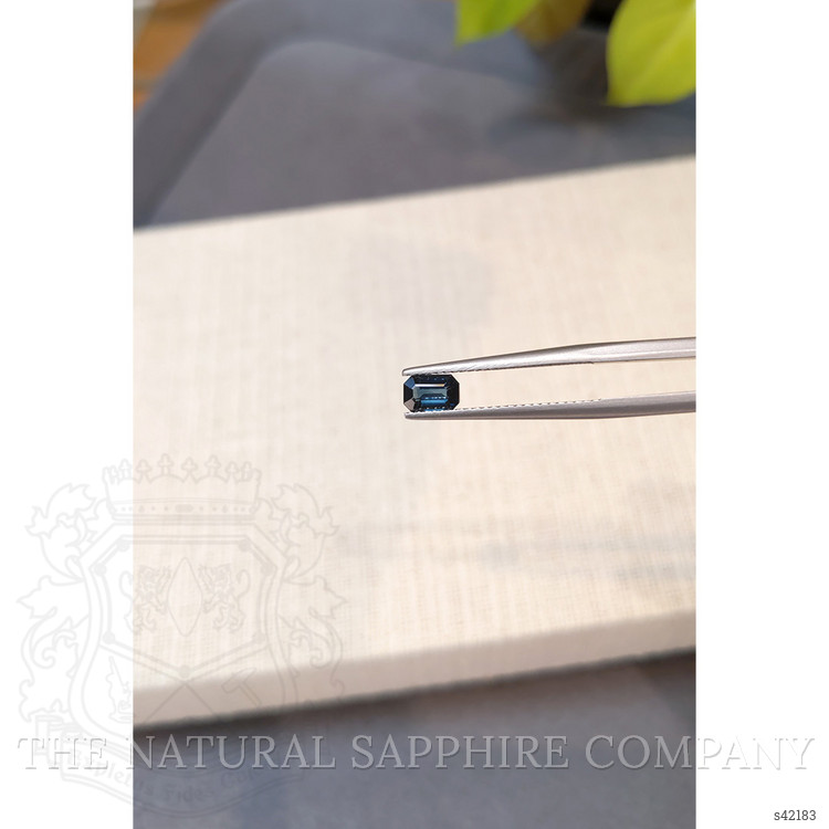 0.69 Ct. Blue Sapphire from Ceylon (Sri Lanka)