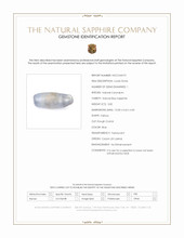 3.82 Ct. Blue Sapphire from Ceylon (Sri Lanka) Scan Report