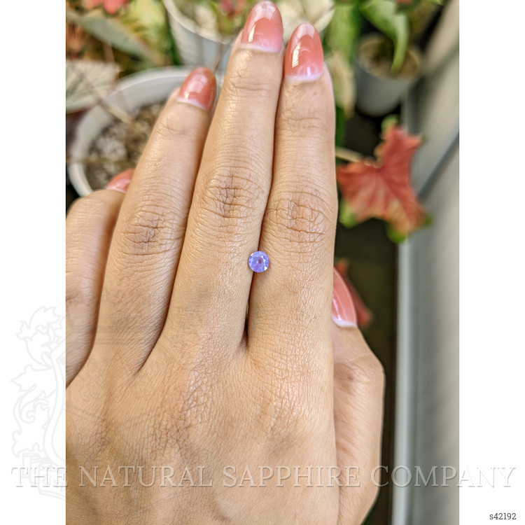 0.46 Ct. Pinkish Purple Sapphire from Ceylon (Sri Lanka)