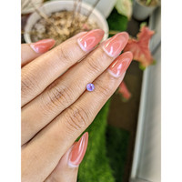 0.46 Ct. Pinkish Purple Sapphire from Ceylon (Sri Lanka) Life Style