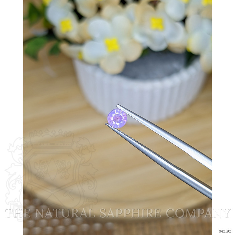 0.46 Ct. Pinkish Purple Sapphire from Ceylon (Sri Lanka)