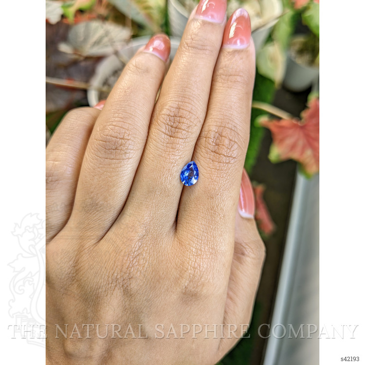 0.90 Ct. Blue Sapphire from Ceylon (Sri Lanka)