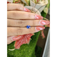 0.90 Ct. Blue Sapphire from Ceylon (Sri Lanka) Life Style