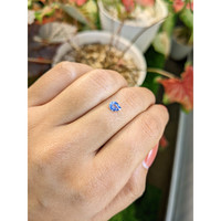 0.45 Ct. Blue Sapphire from Ceylon (Sri Lanka) Life Style