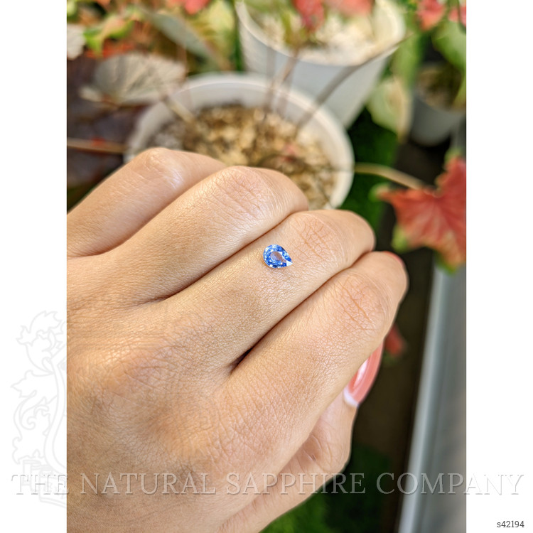 0.45 Ct. Blue Sapphire from Ceylon (Sri Lanka)