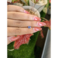 0.45 Ct. Blue Sapphire from Ceylon (Sri Lanka) Life Style
