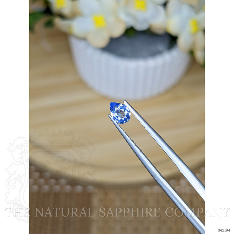 0.45 Ct. Blue Sapphire from Ceylon (Sri Lanka)