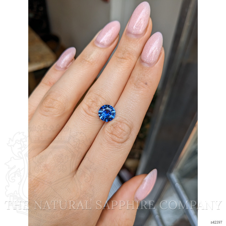 2.97 Ct. Blue Sapphire from Ceylon (Sri Lanka)