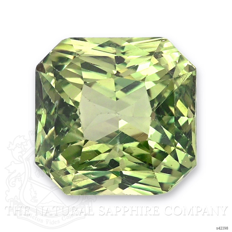 5.21 Ct. Yellowish Green Sapphire from Madagascar