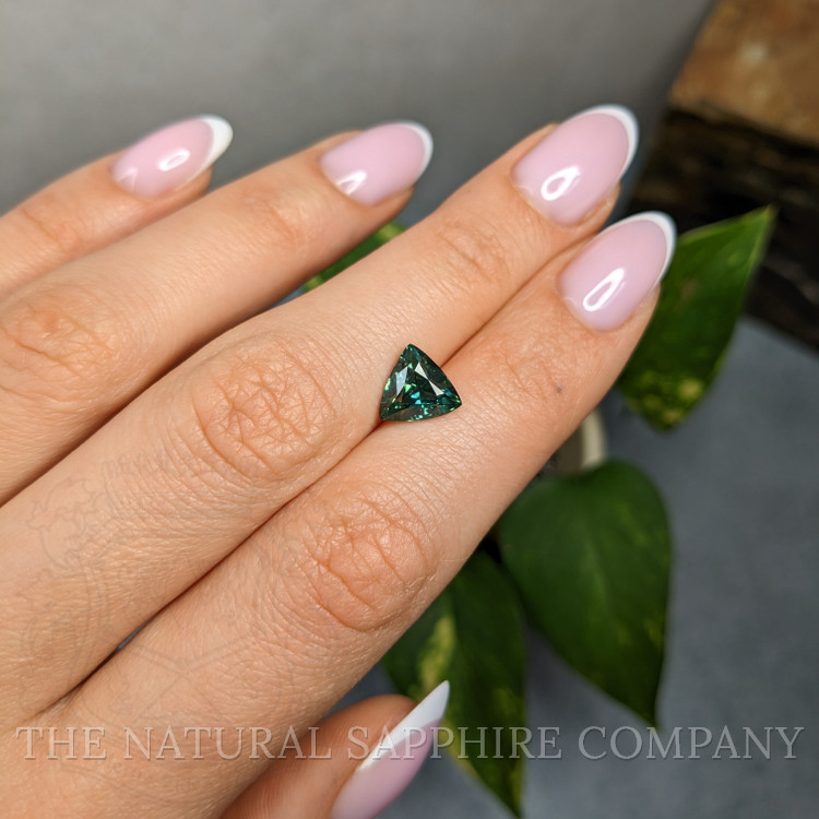 2.55 Ct. Bluish Green Sapphire from Tanzania