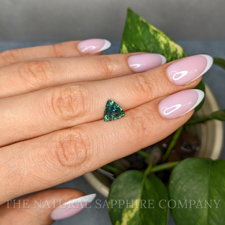 2.55 Ct. Bluish Green Sapphire from Tanzania