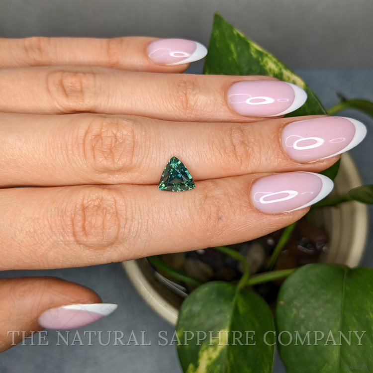 2.55 Ct. Bluish Green Sapphire from Tanzania