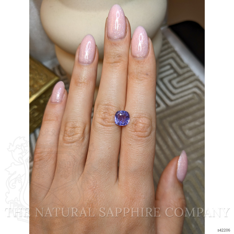 2.76 Ct. Purple Sapphire from Ceylon (Sri Lanka)