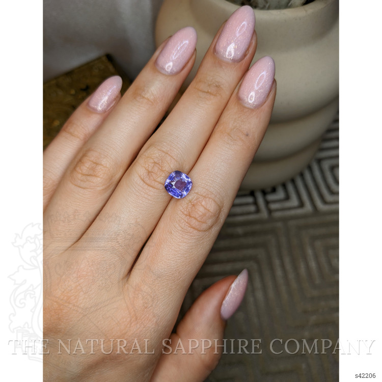 2.76 Ct. Purple Sapphire from Ceylon (Sri Lanka)