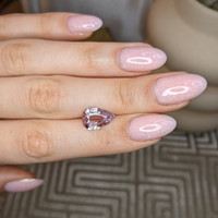 4.11 Ct. Purplish Pink Sapphire from Ceylon (Sri Lanka) Life Style