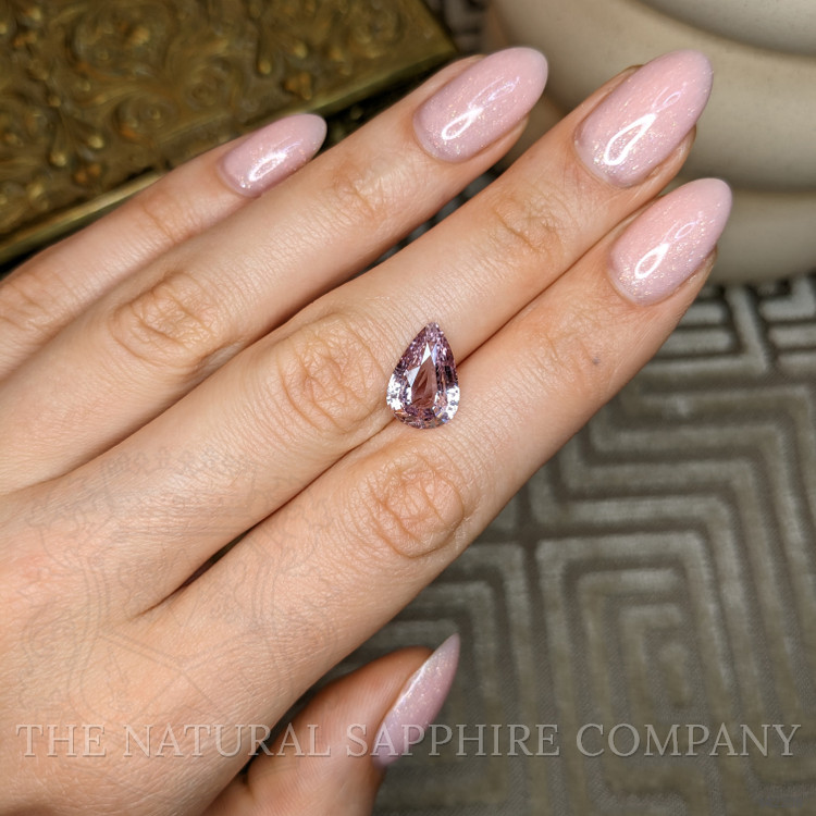 4.11 Ct. Purplish Pink Sapphire from Ceylon (Sri Lanka)