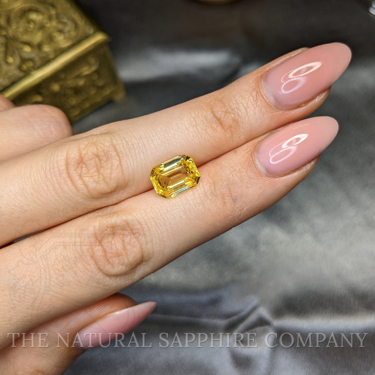 5.06 Ct. Yellow Sapphire from Ceylon (Sri Lanka)